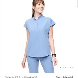 New Figs Rafaela scrub top